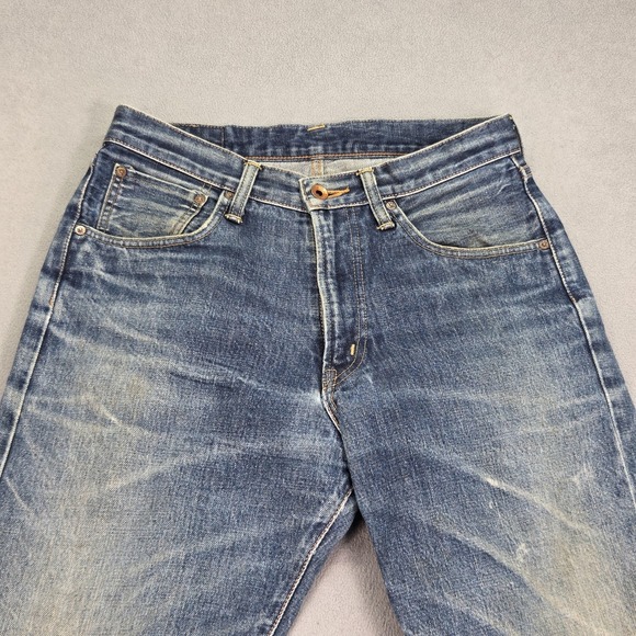 Edwin Jeans Mens Selvedge Wide 505x Honeycomb Whiskers Altered Japan Fits 27x24 - Picture 9 of 15
